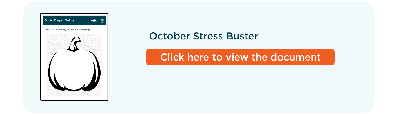 October Stress Buster.