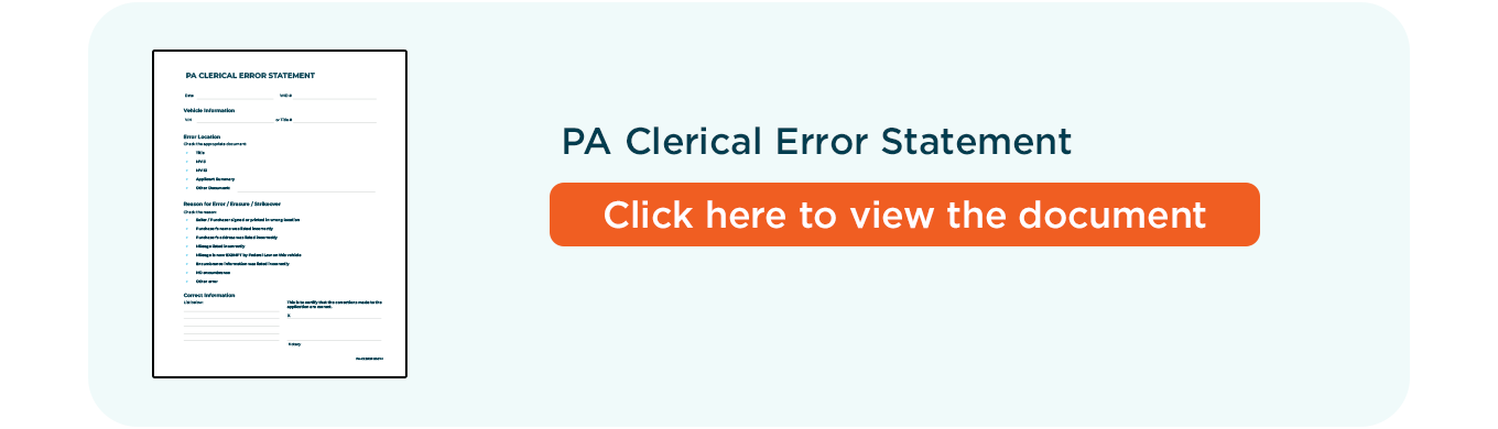 Download the PA Clerical Error Statement.
