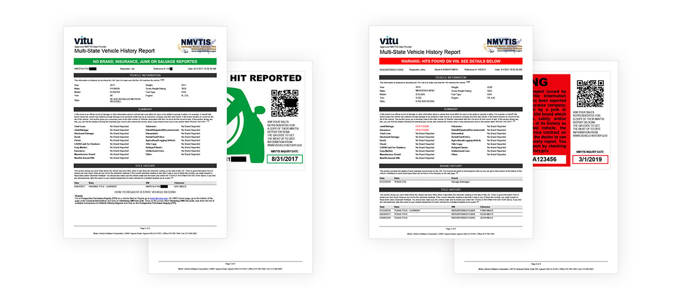 NMVTIS Brand Hit Reports