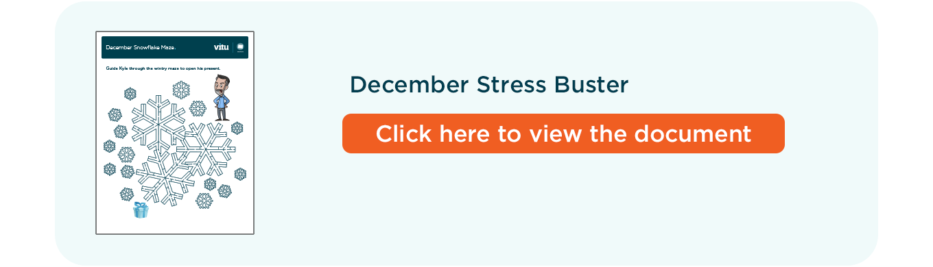 December Stress Buster