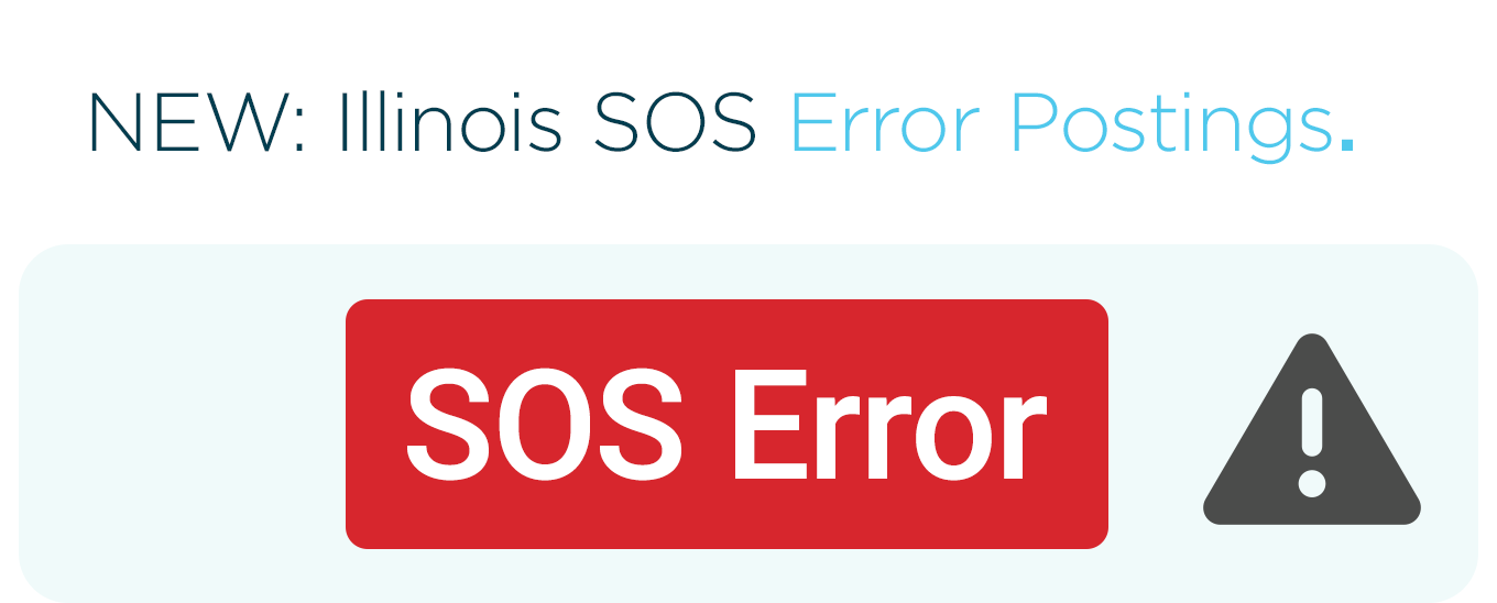 NEW: Illinois SOS Error Postings.