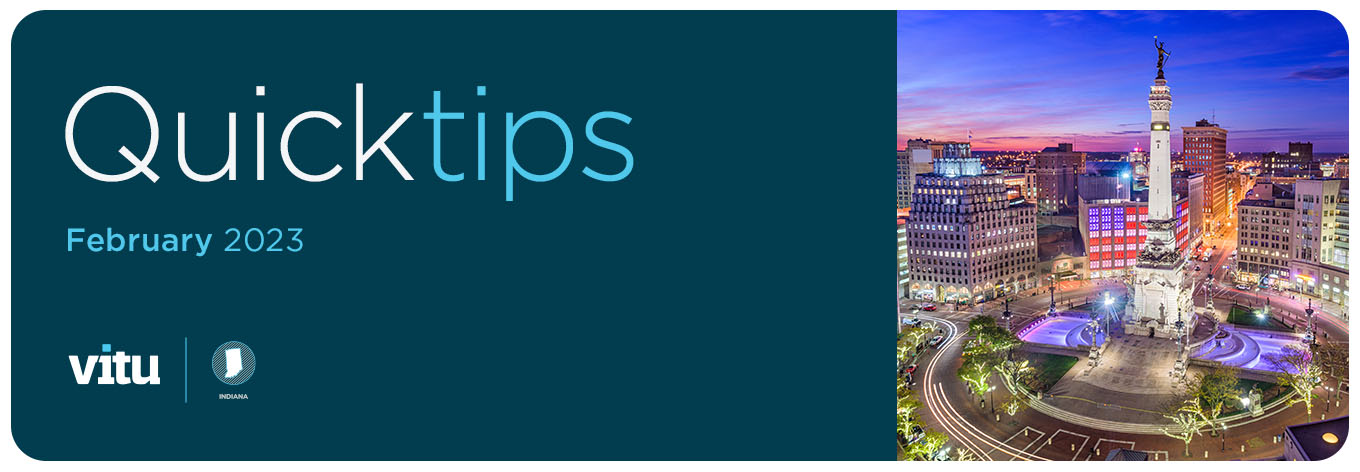 Vitu QuickTip, February 2023