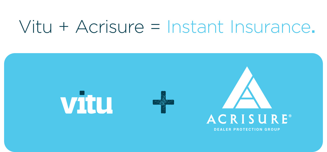 Vitu + Acrisure = Instant Insurance.