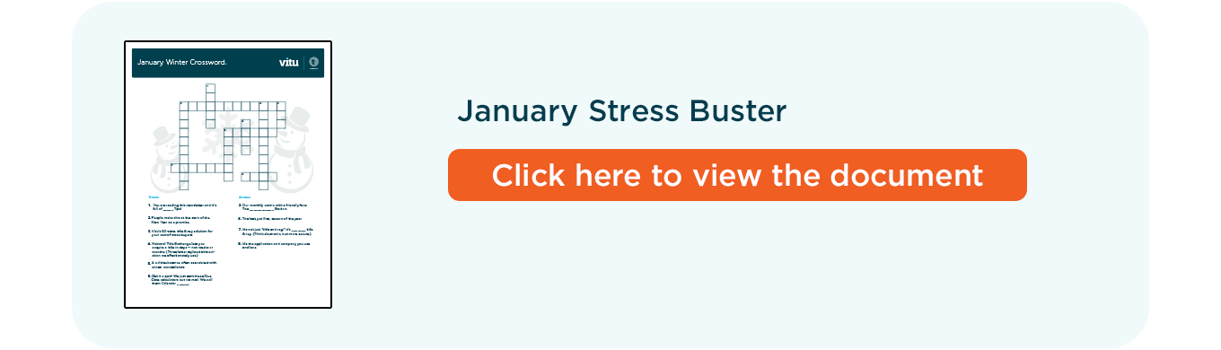 January Stress Buster