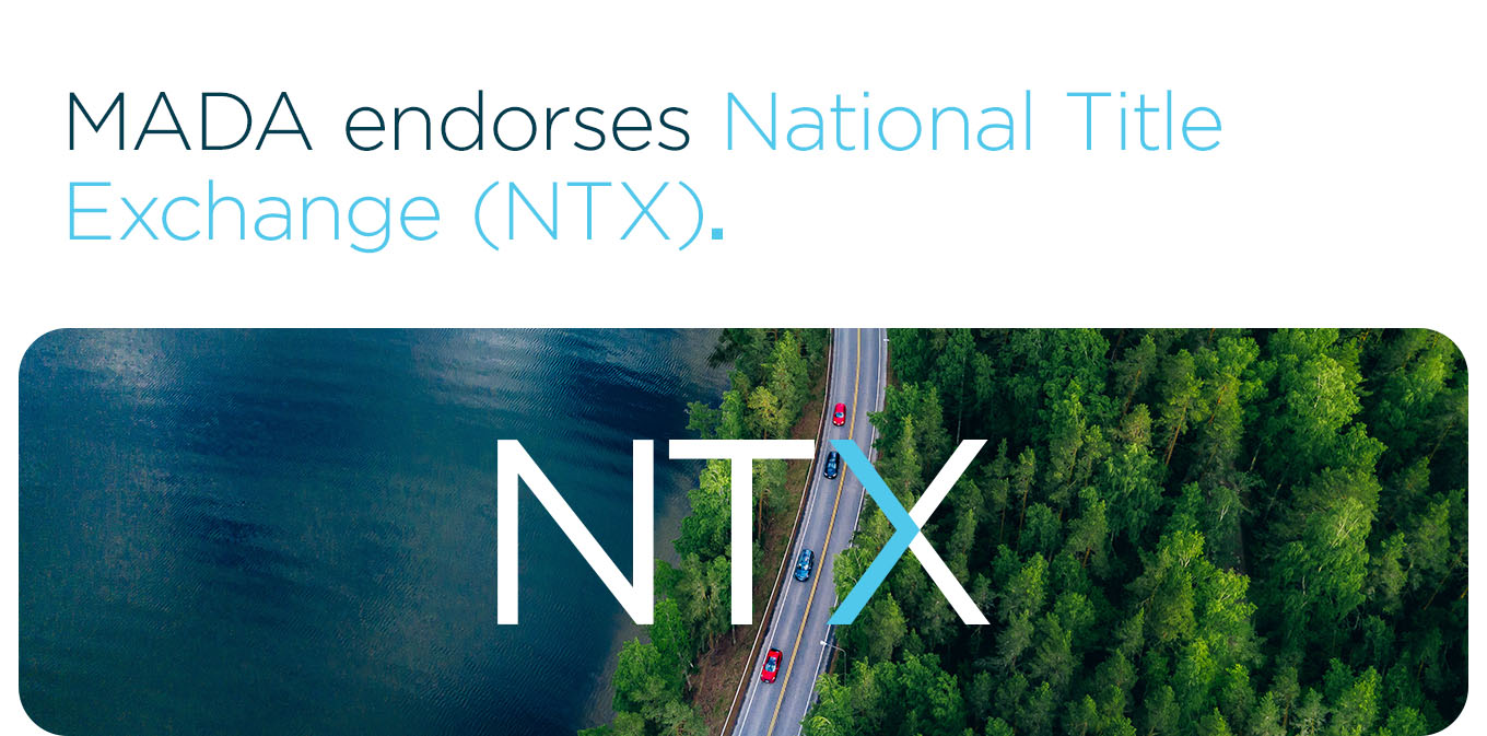 MADA endorses National Title Exchange (NTX).