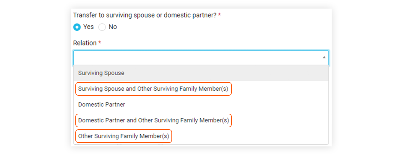 New options for surviving family members