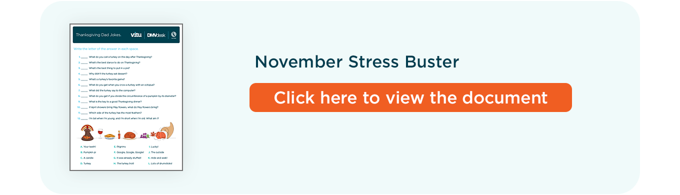 November Stress Buster Contest