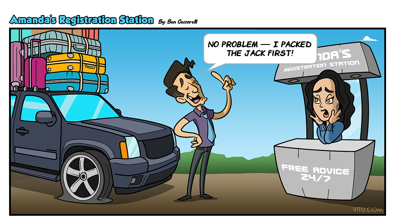 September Registration Station.