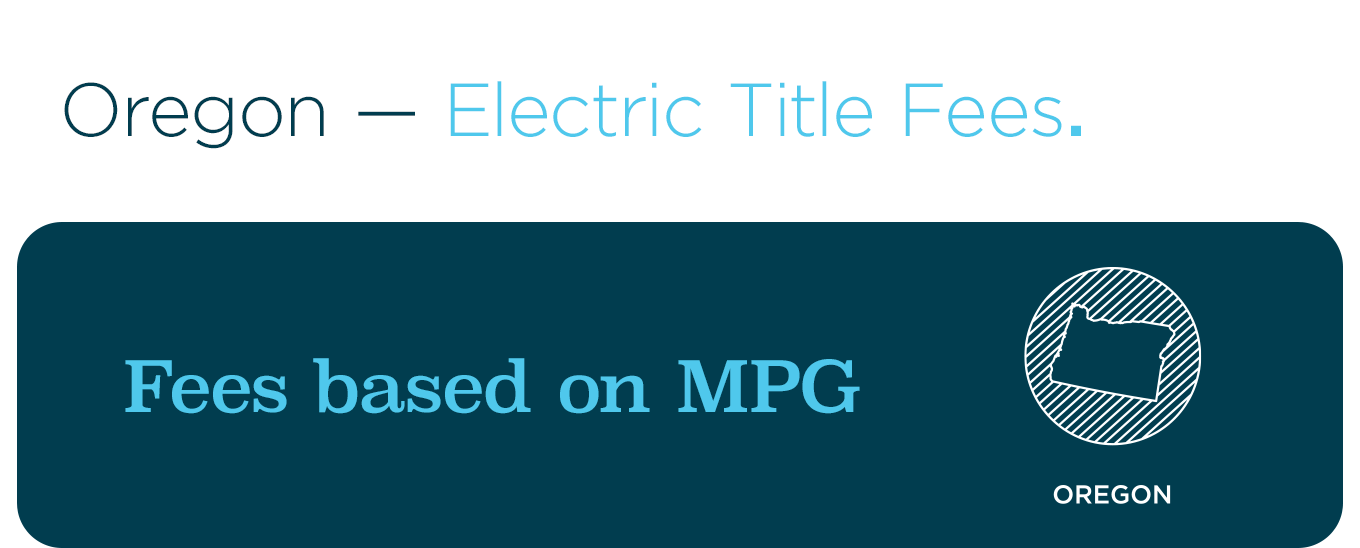 Oregon — Electric Title Fees.