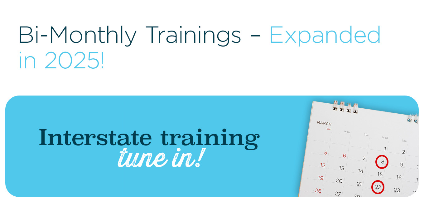 Bi-Monthly Trainings – Expanded in 2025!