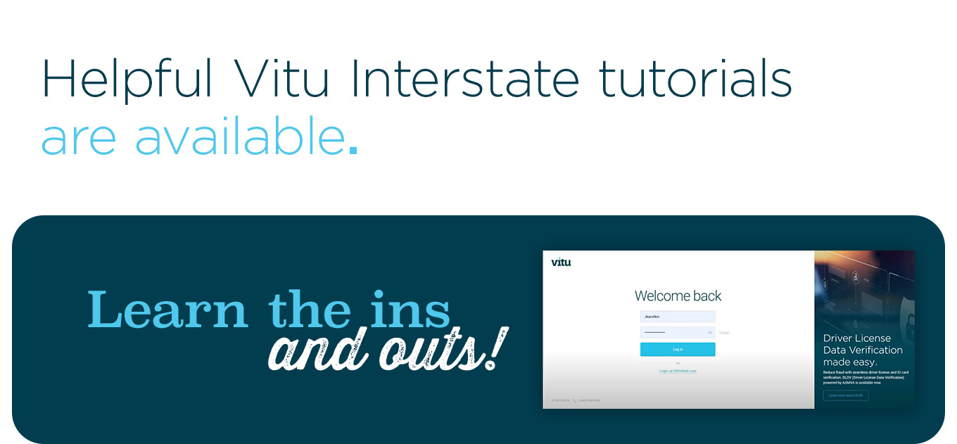 Helpful Vitu Interstate tutorials are available.
