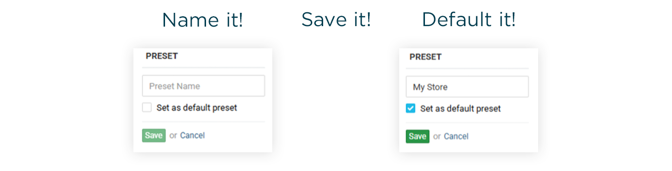 Click Save once named and marked.